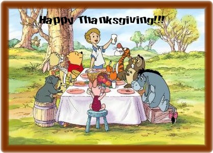 Pooh Happy Thanksgiving