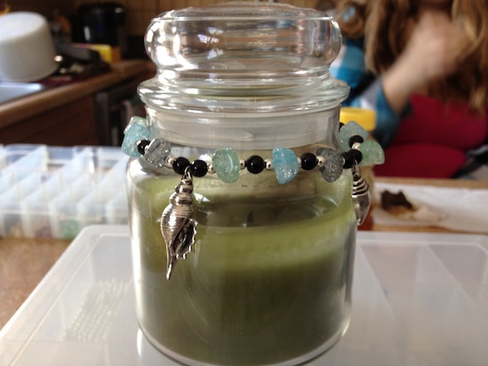 Photo A Day - Beading Project - My First Candle jar Bracelet