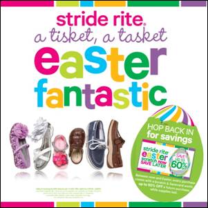 Stride Rite Easter banner