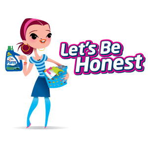 Purex Judy Lets Be Honest Logo