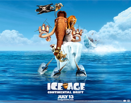 Ice Age Continental Drift Art