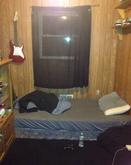 Bed on floor