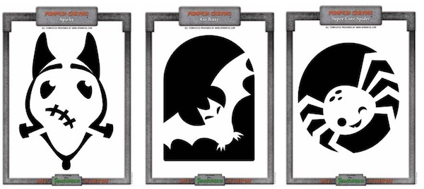 Frankenweenie Pumpkin Carving Templates