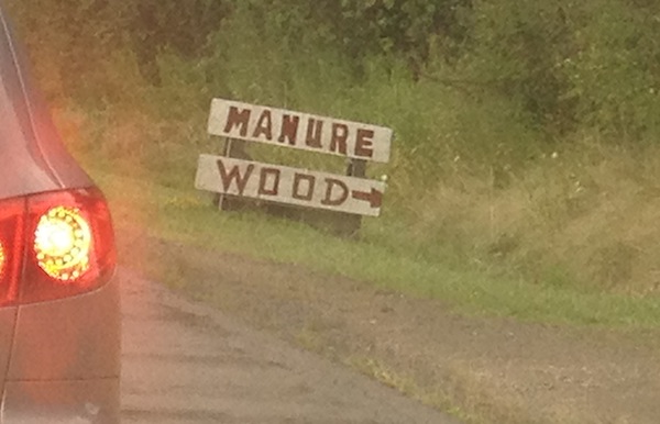 Wordless Wednesday - Manure Wood
