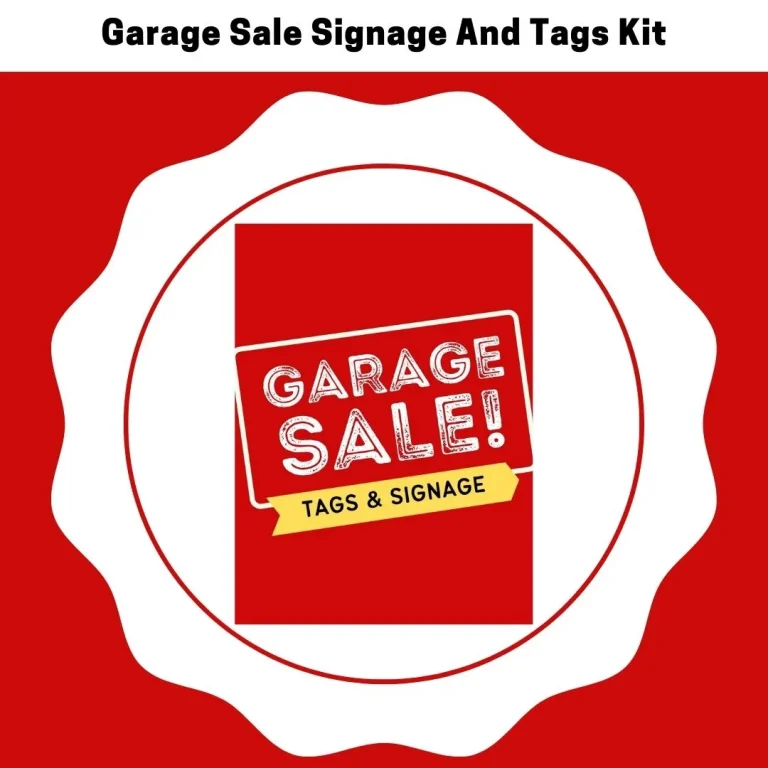 How To Have A Successful Garage Sale – A Printable Garage Sale Kit Helps!