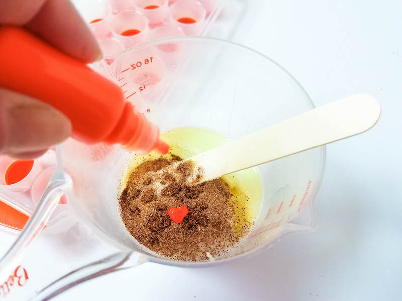 DIY Craft - Apricot Mango Peach Sugar Scrub Cubes