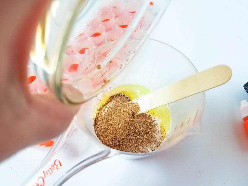 DIY Craft - Apricot Mango Peach Sugar Scrub Cubes