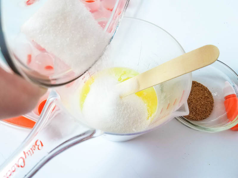 DIY Craft - Apricot Mango Peach Sugar Scrub Cubes