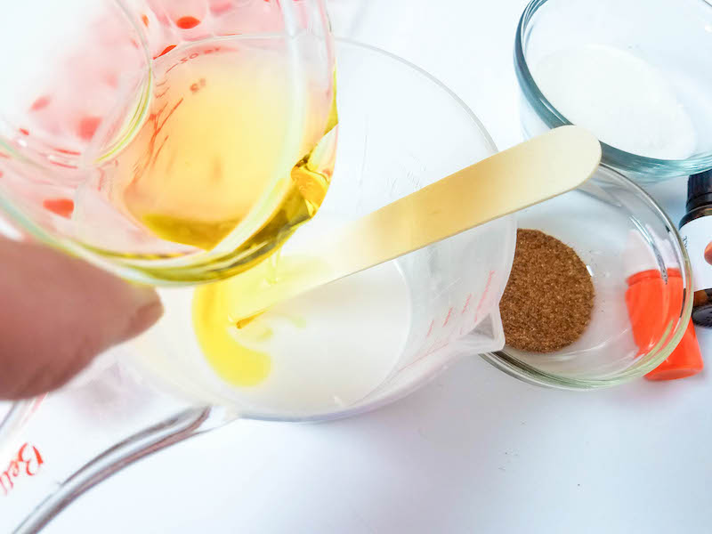 DIY Craft - Apricot Mango Peach Sugar Scrub Cubes